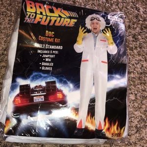 Adult standard size Doc Brown costume